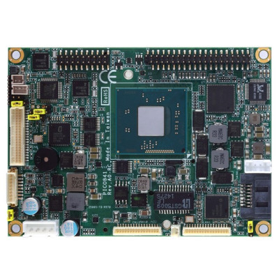 Axiomtek PICO843 Pico-ITX Motherboard, Intel Celeron J1900, 2 I/O boards, LVDS/VGA, Single LAN, and Audio